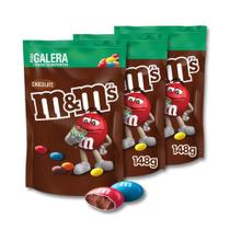 M&Ms Chocolate Ao Leite Mars Kit 3 Unidades De 148G
