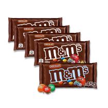 M&Ms Chocolate ao Leite Mars Kit 5 unidades de 45g