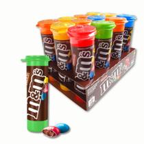 M&Ms Chocolate ao Leite Tubo Kit 12 unidades de 30g