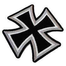 M0025T02 Cruz de Ferro 1ª Guerra Patch Bordado Termo Adesivo