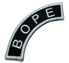 M0045V 02 BOPE Patch Bordado Fecho Contato Gancho M0045V 02 BOPE Patch Bordado Fecho Contato Gancho
