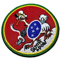 M0057T 01 Senta Púa FEB Patch Bordado Fixa Com Ferro Costura