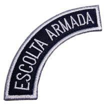 M0060T 02 Escolta Armada Patch Bordado Fixa Com Ferro Passar M0060T 02 Escolta Armada Patch Bordado Fixa Com Ferro Passar