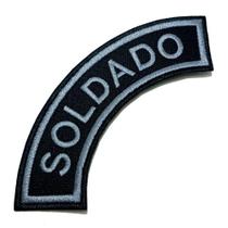 M0085T 02 Soldado Patch Bordado Termo Adesivo Costura