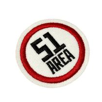 M0135T01 Área 51 Alien Atividade Patch Bordado Termo Adesivo