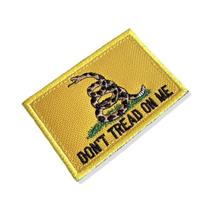 M0143-001 Don't Tread On Me Patch Bordado 7,5x5