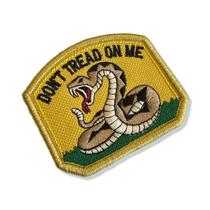 M0149-001 Don't Tread On Me Patch Bordado 7x6cm