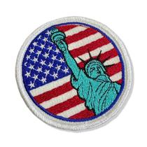 M0206-001 Estátua da Liberdade NY Patch Bordado 6,8x6,8cm M0206-001 Estátua da Liberdade NY Patch Bordado 6,8x6,8cm