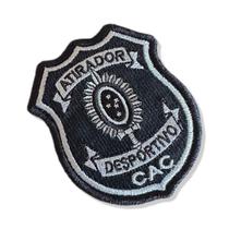 M0215-068B Atirador Desportivo Patch Bordado 6,8x8,7cm