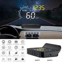 M12 HUD Head up Display OBD2 GPS Computador De Bordo Projetor Automático Para Veículos a Gasolina M12 HUD Head up Display OBD2 GPS Computador De Bordo Projetor Automático Para Veículos a Gasolina