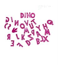 M14 marcador acrílico alfabeto confeitaria biscuit