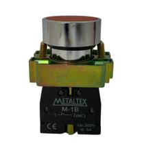 M20bfr-r-1b pulsador 22mm metálico - vermelho - 1nf M20bfr-r-1b pulsador 22mm metálico - vermelho - 1nf