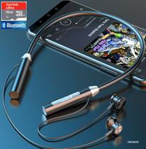 M60 8D Surround Sound Wireless Neck-mounted 5.1 Bluetooth Earphone Support TF