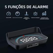 M8 HUD Car OBD2 II Projetor Head-Up Display Para Para-brisa Com Alarme De Velocidade, Voltagem, RPM M8 HUD Car OBD2 II Projetor Head-Up Display Para Para-brisa Com Alarme De Velocidade, Voltagem, RPM