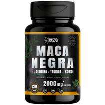 Ma ca Ne gra Pe ruana com Arginina e Taurina Suplemento Alimentar 120 Cápsulas Sem Glúten Ultra Force