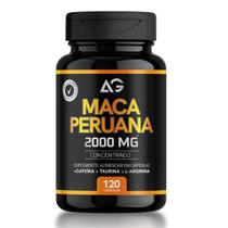 Ma ca Pe ruana Concentrada 120 caps de 2000mg com Arginina Taurina Cafeína