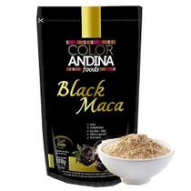 Ma ca Pe ruana Preta em pó 100 pura 100g direto dos Andes - COLOR ANDINA FOODS