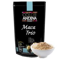 Ma ca Pe ruana Trio em pó 100 pura 100g direto dos Andes