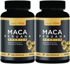 Mac a 2 frascos x 120 cápsulas 500 mg 240 cápsulas Vitaminas - Gold Suplementos