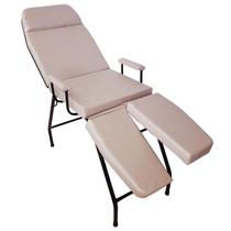 Maca 3 Posições Bi-Perna Rosê Estr Preta Com Apoio De Braço Maca 3 Posições Bi-Perna Rosê Estr Preta Com Apoio De Braço