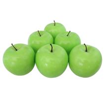 Maçã artificial sunnates Fake Apples Faux 8 cm 6 unidades (verdes)