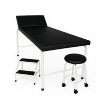 Maca Clínica de Exame , escada e banco giratorio