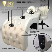 Maca Comfort Relax Massagem Com Mocho Pétala E Kit Almofadas In9 Decor