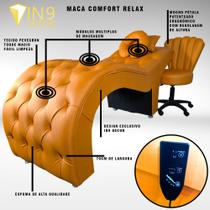 Maca Comfort Relax Massagem Com Mocho Pétala E Kit Almofadas In9 Decor