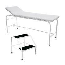 Maca De Exame Avaliação Médica E Estética + Escada 2 Degraus - BR Cirurgica