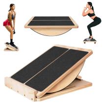 Maca de panturrilha e prancha de equilíbrio Slant Board ABCDLIFE 2 em 1 Maca de panturrilha e prancha de equilíbrio Slant Board ABCDLIFE 2 em 1