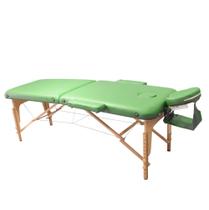 Maca Dobrável Madeira 350kg Estética Massagem Portátil Cor Verde - Gold - Modelo Top