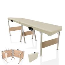 Maca Dobrável Portátil Maleta Premium 240KG Massagem/Estética/Depilação/Tatuagem ART PUFF DO BRASIL