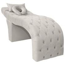 Maca Estética Charme Para Extensão De Cílios Veludo Bege Marfim