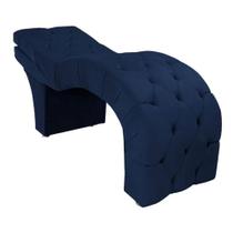 Maca Estética Estofada Reclinável Ergonômica Suede Sabrina Cor:azul Marinho Maca Estética Estofada Reclinável Ergonômica Suede Sabrina Cor:azul Marinho