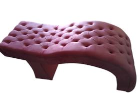Maca Estética Joe 60X180 cm + Cadeira Mocho Veludo Rosa Facial Cílios E Sobrancelhas Mz Decor
