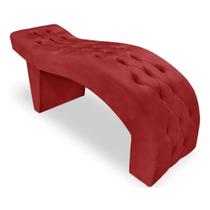 Maca Estofada Capitonê Clínica Salão Estética Suede Eduarda Vermelho Maca Estofada Capitonê Clínica Salão Estética Suede Eduarda Vermelho