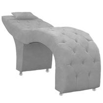 Maca Estofada Capitone Julia para Estetica Facial Sombrancelha e Cilios Suede Cinza Maca Estofada Capitone Julia para Estetica Facial Sombrancelha e Cilios Suede Cinza