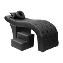 Maca Estofada com Escada Para Estética Facial Cílios E Sobrancelhas material sintético