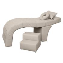 Maca Estofada com Escada Para Estética Facial Cílios E Sobrancelhas material sintético