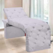 Maca Estofada Estética Cílios Regulável Spa Suede Ana Clara Branco Maca Estofada Estética Cílios Regulável Spa Suede Ana Clara Branco