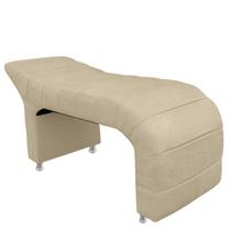 Maca Estofada Julia para Estetica Facial Sombrancelha e Cilios Suede Bege