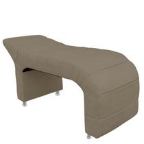 Maca Estofada Julia para Estetica Facial Sombrancelha e Cilios Suede Capuccino