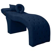 Maca Lash Designer Cilios Luxo Estofada com Massagem Bouclê Azul Marinho Maca Lash Designer Cilios Luxo Estofada com Massagem Bouclê Azul Marinho