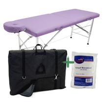 Maca Massagem Metal Legno Andrômeda 250Kg Com Bolsa Transporte, Lençol Maca Massagem Metal Legno Andrômeda 250Kg Com Bolsa Transporte, Lençol