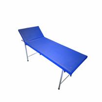 Maca Mesa de Exame Clínico Desmontável 80x55x180cm Estofada Azul Royal