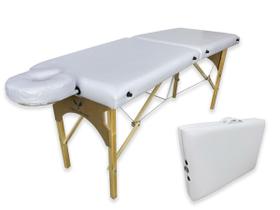 Maca Mesa Divã dobrável portátil maleta fixa Premium Estética Depilação Massagem Cílios Tatuagem 200kg