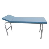 Maca Mesa Exame Clínico 80x55x180cm Esmaltada Azul Céu