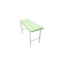Maca Mesa Exame Clínico Pediátrica 55x80x135cm Esmaltada Verde Bebê