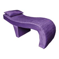 Maca para Estética, Cílios, Massagem Ergonômica Veludo 70 cm - V8 Decor