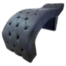 Maca para Estética Luxo Veludo Cinza com Capitone Estofados Cintatex